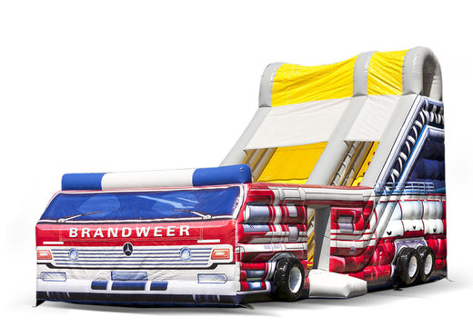 Compre escorregador super inflável de bombeiros para seus filhos. Ordene escorregadores infláveis ​​agora online em JB Insuflaveis Portugal