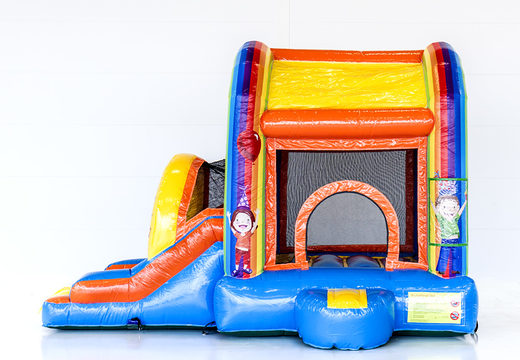 Jumpy extra fun festa castelo insuflável com slide à venda para crianças. Encomende castelos insufláveis ​​online na JB Insufláveis ​​Portugal