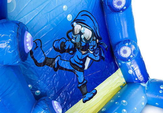 Compre Inflável IPS Ninja Splash com pulverizador de água para jovens e idosos. Encomende atrações infláveis ​​IPS Ninja agora online na JB Insuflaveis Portugal