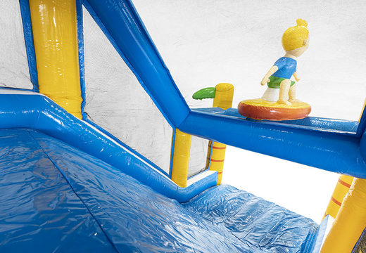 Compre uma pista de obstáculo com tema de surf modular de 13,5 m com objetos 3D correspondentes para crianças. Ordene pistas de obstáculos infláveis ​​agora online em JB Insuflaveis Portugal