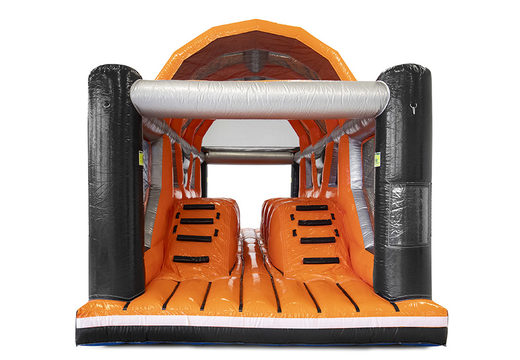 Encomende o curso de assalto Canyon Jump modular gigante inflável para crianças. Compre cursos de obstáculos infláveis ​​online agora na JB Insuflaveis Portugal