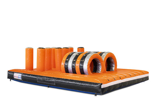 Compre o curso de assalto modular inflável de 40 peças Giga Tunnel Dodger Platform para crianças. Encomende cursos de obstáculos infláveis ​​online agora na JB Insuflaveis Portugal