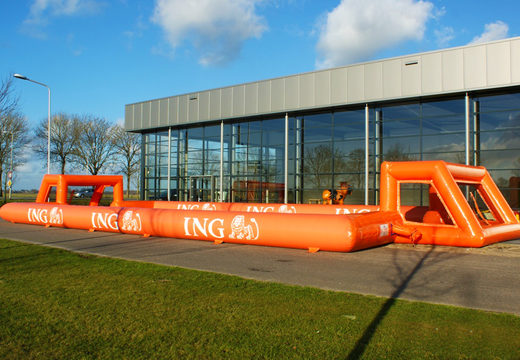 Compre o embarque inflável de futebol ING para vários eventos. Ordene agora online em JB Insuflaveis Portugal