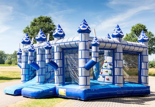 Multijogador interior castelo castelo insuflável com um slide para crianças. Compre castelos insufláveis ​​online na JB Insufláveis ​​Portugal