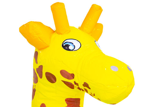 Encomendar brinquedo inflável com figura 3D de girafa e montanha de brincar coberta na JB Inflatables